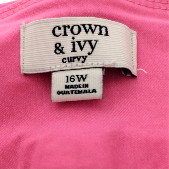 Women's Pink Pants /  Size 16 - Picture 5 of 6